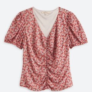 Les Serein Averie Short Sleeve V-Neck Top